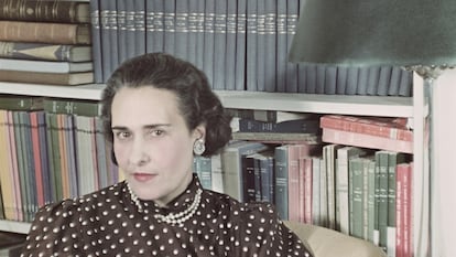 La escritora e intelectual argentina Victoria Ocampo, retratada por Gisèle Freund en Buenos Aires, en 1944.