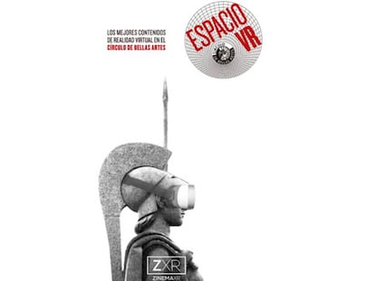 Cartel promocional del Espacio VR del Círculo de Bellas Artes de Madrid.