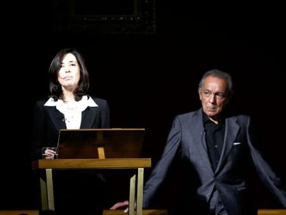 Jose Luis Gomez e Ines Fernandez-Ordo&ntilde;ez, Academicos.