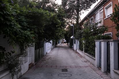 Una calle de la colonia San Vicente.