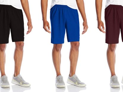 Los shorts deportivos de la marca Champion, que vienen en seis colores distintos