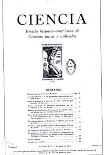 Número 1 de la revista &#39;Ciencia&#39;