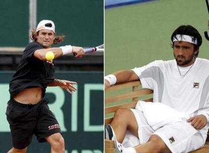 David Ferrer y Janko Tipsarevic.