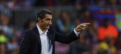 Valverde, durante el duelo ante el Betis.