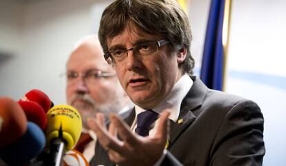 Carles Puigdemont, a Brussel·les.