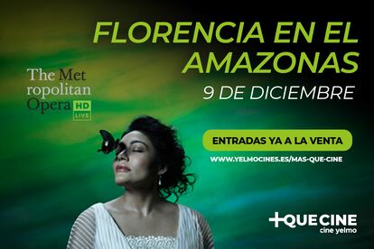 Cartel 'Florencia en el Amazonas' de +Que Cine