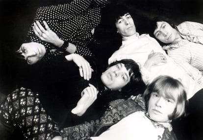 Keith Richards, Bill Wyman, Charlie Watts, Brian Jones, Mick Jagger, en 1966.