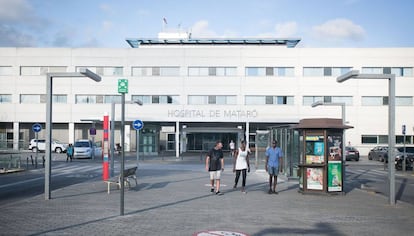 Façana de l'hospital de Mataró.