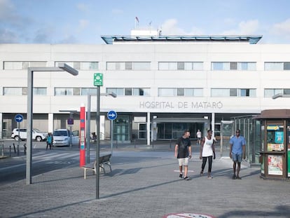 Façana de l'Hospital de Mataró.