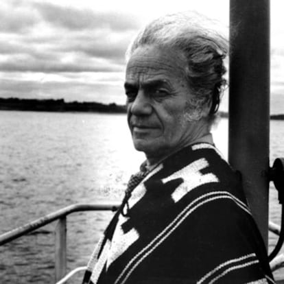 El escritor chileno Nicanor Parra