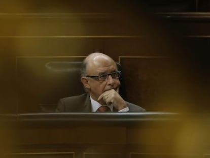  El ministro de Hacienda, Crist&oacute;bal Montoro