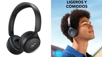 Entre las ofertas potentes de la semana en Amazon destacan estos auriculares de diadema con diseño plegable.