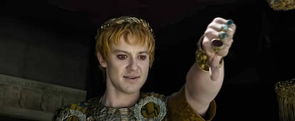 Joseph Quinn como el emperador Geta en una escena de 'Gladiator II' (2024).