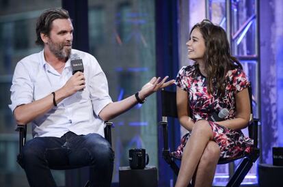 El director Sebastian Schipper y la actriz Laia Costa en la presentaci&oacute;n de &#039;Victoria&#039; en Nueva York. (Jenny Anderson/WireImage)