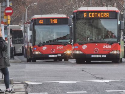 Autobusos de TMB.