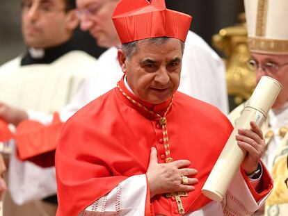 O cardeal Giovanni Angelo Becciu, em foto de junho de 2018.