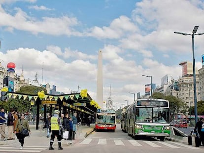 La 9 de julio, en Buenos Aires, pasa por ser la m&aacute;s ancha del mundo.