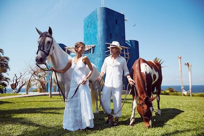 Celebración con caballos del año nuevo al estilo Careyes.
