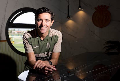 Marcelino García Toral, entrenador del Villarreal, durante la entrevista, el martes pasado en la ciudad deportiva del Villarreal.