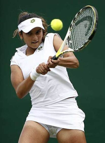 Mirza en Wimbledon 2007.