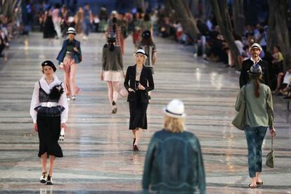 Desfile Cruise collection de Chanel en La Habana