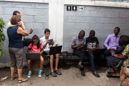 Espacio de arte El Romerillo, en La Habana, dónde Google ha abierto su primer espacio y se ofrece conexión wifi gratuita 24 horas al día.