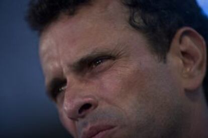 El líder opositor venezolano Henrique Capriles.