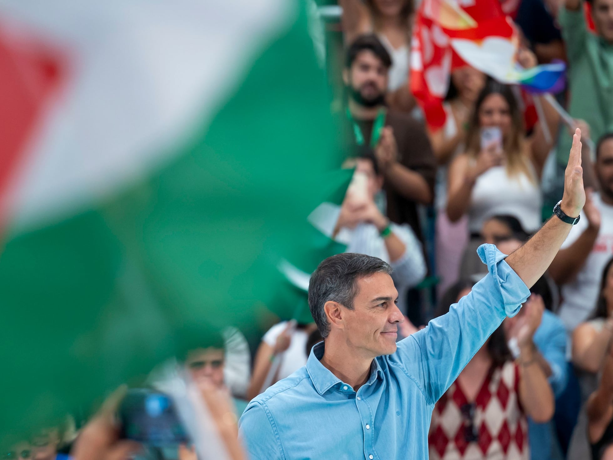 Sánchez muestra su “admiración” por las protestas propalestinas en La Vuelta