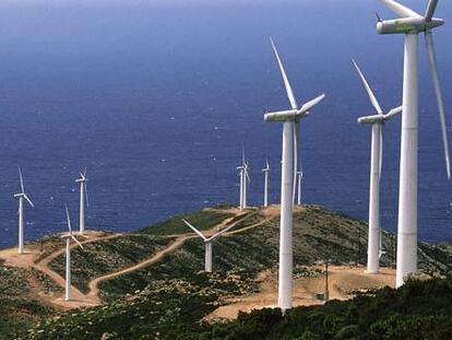 Parque eólico de Iberdrola en Antica (Grecia).