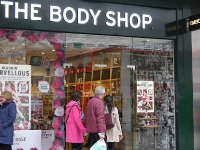 Tienda de The Body Shop en Oxford Street (Londres).