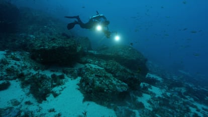 SPAIN - Edoardo Pavia discovers ancient ruins in Gibraltar (Photo Credit: Associated Producers LTD)