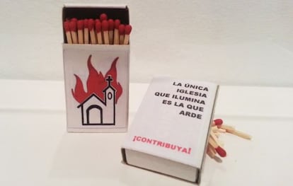 'Cajita de fósforos' (2005), un montaje del colectivo argentino feminista Mujeres Públicas, que se muestra en la exposición 'Un saber realmente útil', abierta en el Museo Reina Sofía.