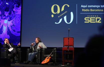 Iñaki Gabilondo y Joan Manuel Serrat, el 27 de octubre en el Palau de la Música de Barcelona.