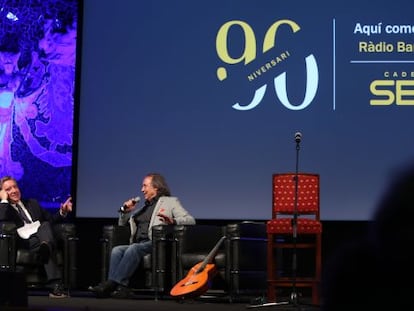 Iñaki Gabilondo y Joan Manuel Serrat, el 27 de octubre en el Palau de la Música de Barcelona.