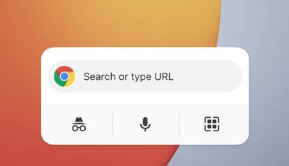 Widget Chrome para iOS