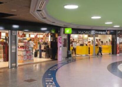 Tienda de Dufry en el aeropuerto de Madrid-Barajas.