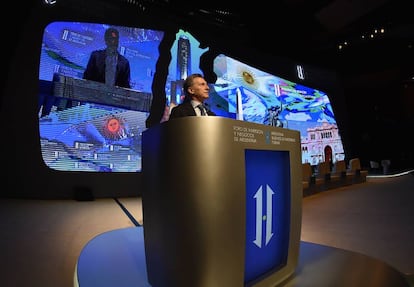 Mauricio Macri abre el Foro de Inversión y Negocios de Argentina.