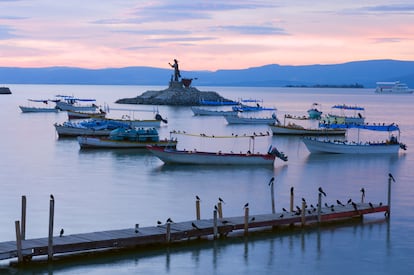 El lago Chapala, en el Estado de Jalisco.