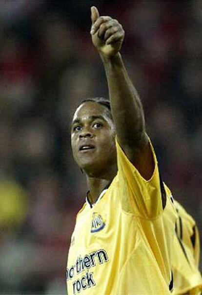 Kluivert jugó esta temporada en el Newcastle.