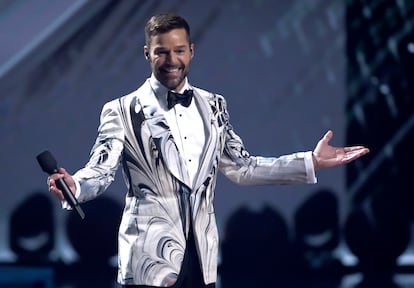 Ricky Martin, en los Latin Grammy Awards celebrados en Las Vegas en 2019.