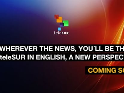 Página web da Telesur em inglês.