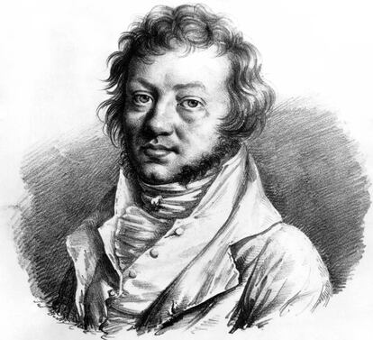 Retrato de  André-Marie Ampère.