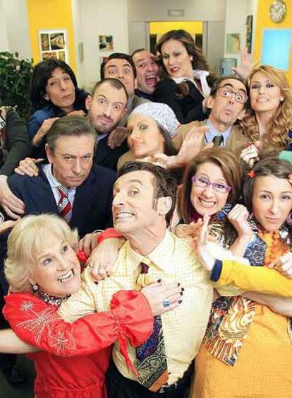 El equipo de <i>Camera café.</i>