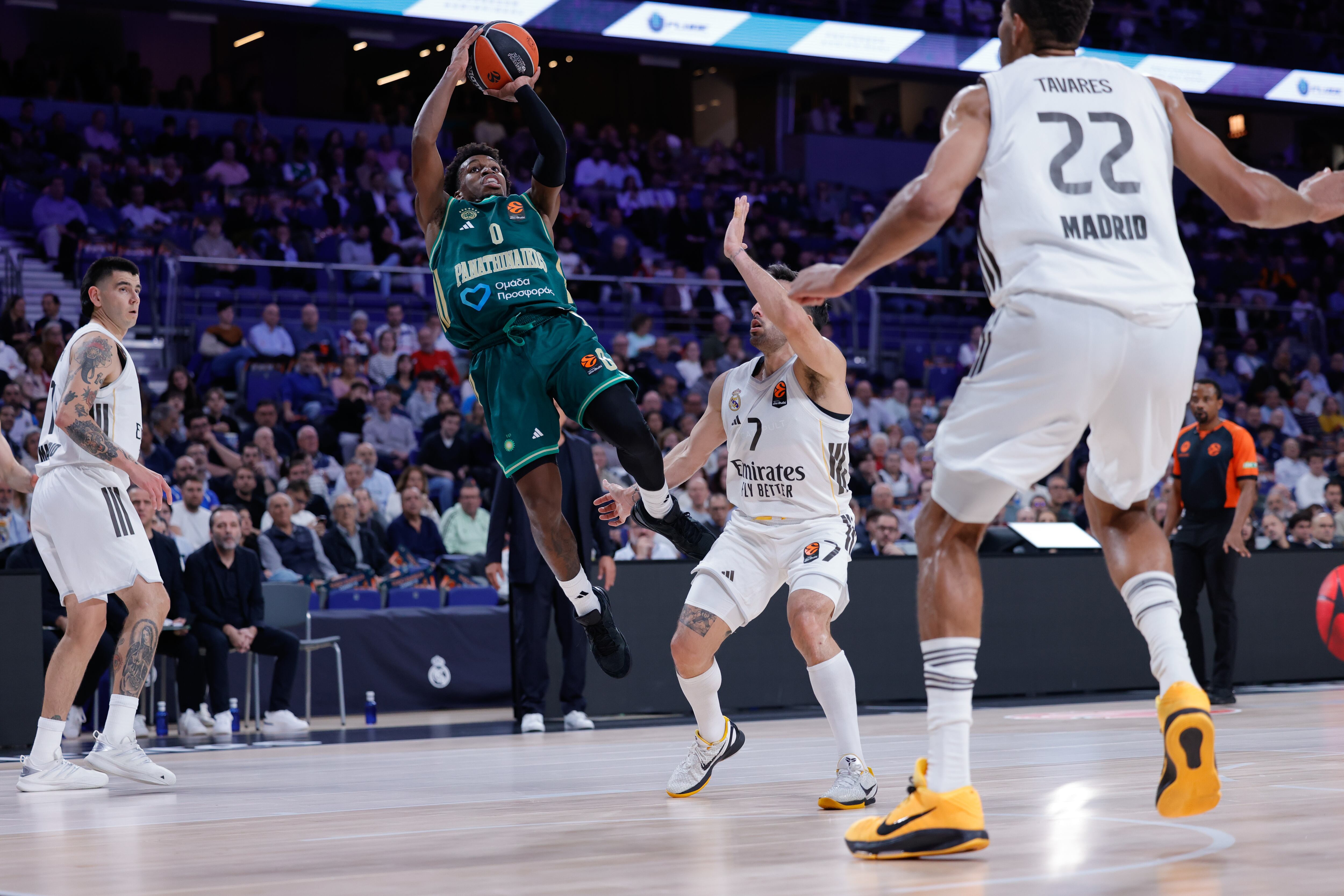 El Panathinaikos noquea al Real Madrid