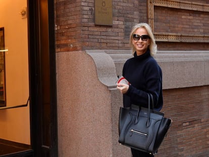 Corinna Larsen, en febrero de 2016, en Nueva York.