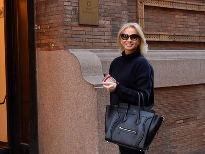 Corinna Larsen, en febrero de 2016, en Nueva York.