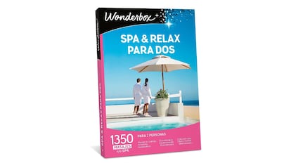 Regalos originales menos de 50 euros: caja regalo bienestar para dos personas.