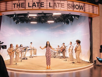 La cantante neozelandesa Lorde en 'The Late Late Show with James Corden', el pasado agosto.