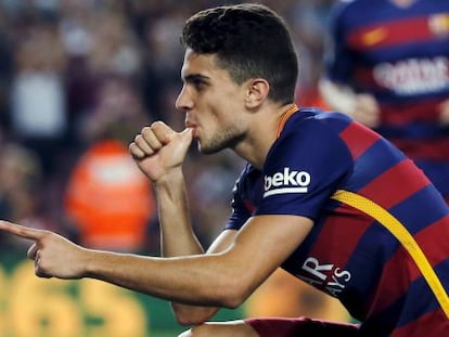 Bartra celebra su gol ante el Levante.