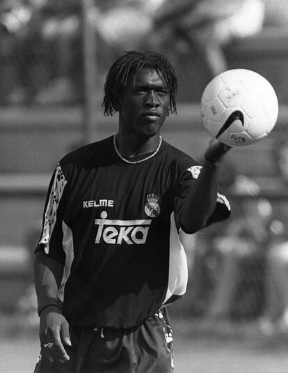 Entrenamiento del Real Madrid 13/08/1996